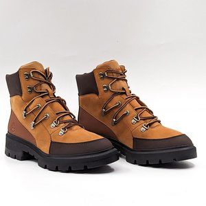 Timberland Wmn Cortina Valley Hiker Waterproof Wheat Stomper Combat Boots Sz 9.5
